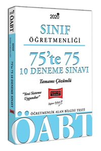 2020 ÖABT Sınıf Öğretmenliği 75’te 75 Tamamı Çözümlü 10 Deneme Sınavı