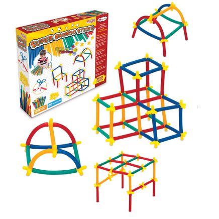 Eğitici Oyun Süper Bambu Çubuklar 200 Parça (03461)