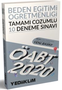 2020 ÖABT Beden Eğitimi Öğretmenliği Tamamı Çözümlü 10 Deneme  Sınavı 
