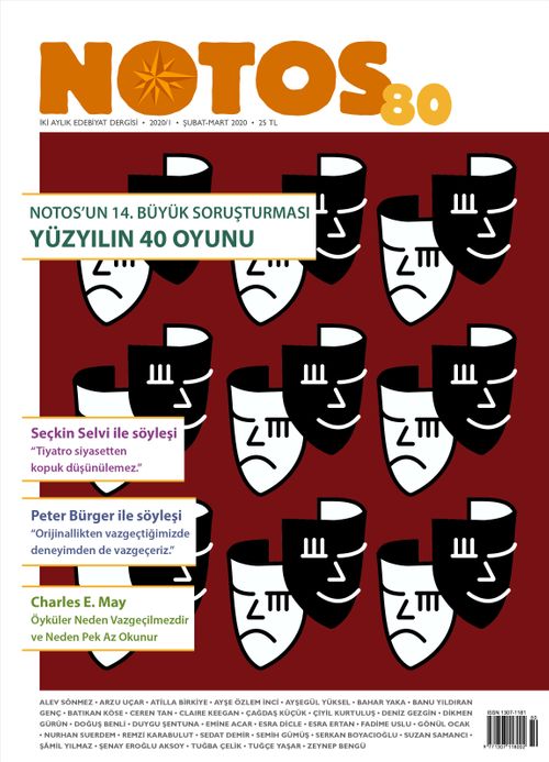 Notos Öykü İki Aylık Edebiyat Dergisi Sayı:80 Şubat-Mart 2020
