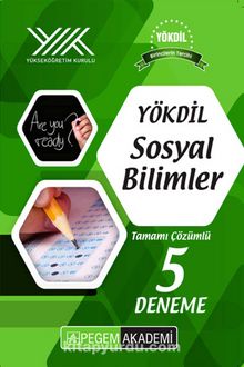 YÖKDİL Sosyal Bilimler Tamamı Çözümlü 5 Deneme - Kolektif