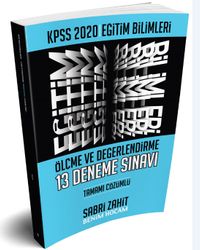 2020 Eğitim Bilimleri Ölçme ve Değerlendirme Tamamı Çözümlü 13 Deneme