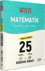LGS Matematik 25 Deneme 5 Sarmal+10 Karma Çözümlü Deneme Sınavı