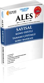 ALES Sayısal Konu Özetli Tamamı Çözümlü Soru Bankası