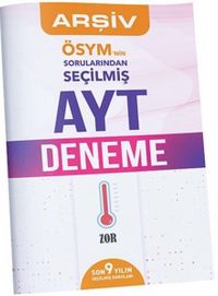 ÖSYM'nin Sorularından Seçilmiş AYT Zor Deneme Sınavı