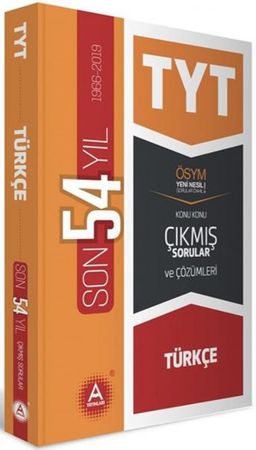 TYT Türkçe Son 54 Yıl Tamamı Çözümlü Konu Konu Çıkmış Sorular