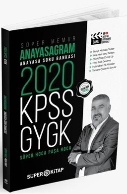 2020 KPSS Süper Memur Anayasagram Anayasa Soru Bankası 