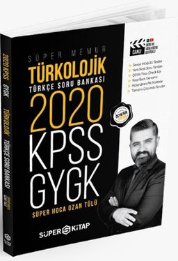 2020 KPSS Süper Memur Türkolojik Türkçe Soru Bankası