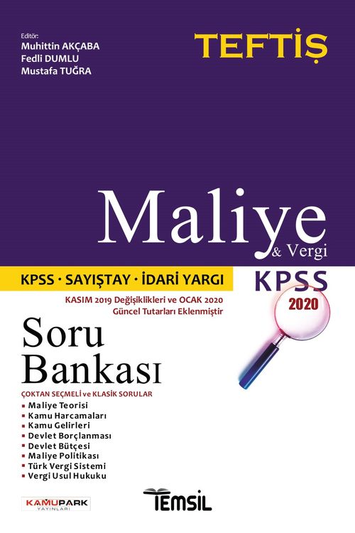 Maliye - Vergi Hukuku Soru Bankası