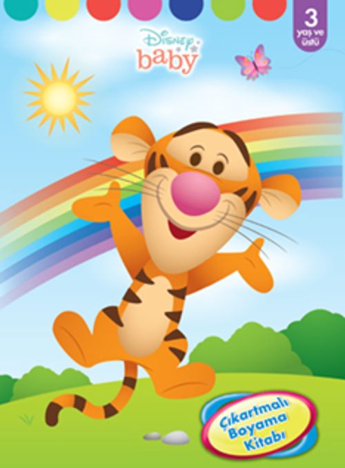 Disney Baby Çıkartmalı Boyama Kitabı