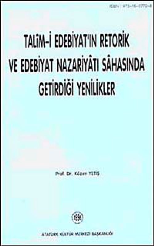 Talim-i Edebiyat'ın Retorik ve Edebiyat Nazariyatı Sahasında Getirdiği Yenilikler