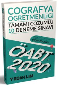 2020 KPSS ÖABT Coğrafya Öğretmenliği Tamamı Çözümlü 10 Deneme Sınavı 