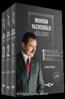 Muhsin Yazıcıoğlu Külliyatı ( 3 Cilt ) (Ciltli) & Makaleler-Konuşmalar-Şiirler-Röportajlar