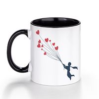 Porselen Kupa - Küçük Prens - Heart Balloons