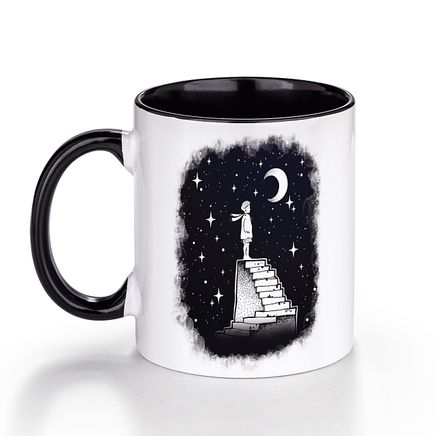 Porselen Kupa - Küçük Prens - Stair to Moon