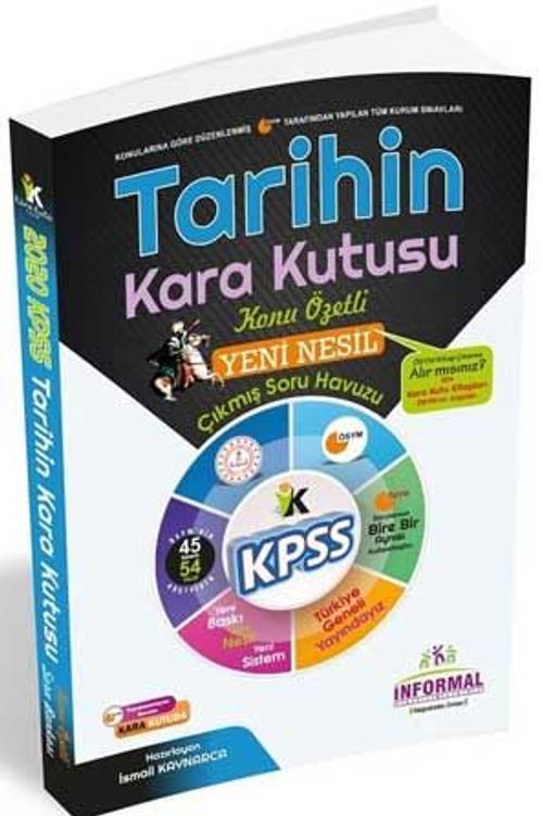 2020 KPSS Tarihin Kara Kutusu Çıkmış Sorular Konu Özetli Soru Bankası 