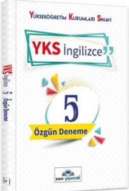 YKS Dil İngilizce 5 Özgün Deneme