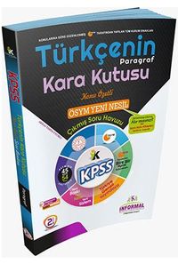 2020 KPSS Türkçenin Kara Kutusu Paragraf Konu Özetli Çözümlü Soru Bankası