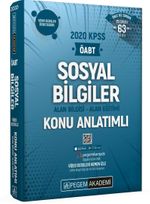 2020 KPSS ÖABT Sosyal Bilgiler Video Destekli Konu Anlatımlı Modüler Set (3 Kitap)