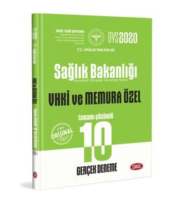 2020 Sağlık Bakanlığı ve Bağlı Kuruluşları Görevde Yükselme Sınavı Vhki ve Memura Özel Tamamı Çözümlü 10 Gerçek Deneme