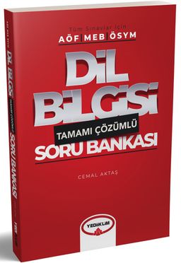 Tüm Sınavlar İçin Dil Bilgisi Tamamı Çözümlü Soru Bankası 