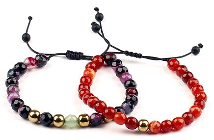 Akik Taş Bileklikler (2'li) (ÇMK-59)