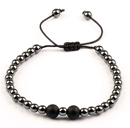 Hematit Doğal Taş Bileklik (HES-28)
