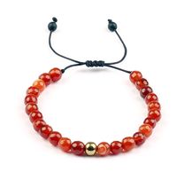 Kırmızı Akik Doğal Taş Bileklik (KGA-02)