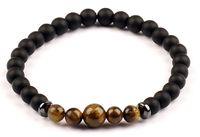 Siyah Mat Oniks Doğal Taş Bileklik (OKS-17)