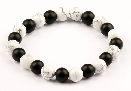 Oniks Havlit Doğal Taş Bileklik (SH-41)