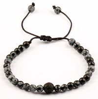 Obsidyen Doğal Taş Bileklik (OL-42)