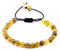 Sarı Akik Doğal Taş Bileklik (SA-16)