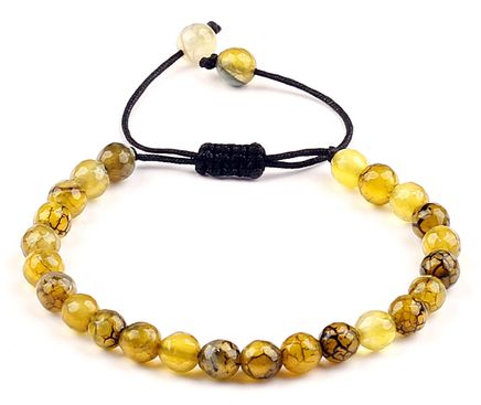 Sarı Akik Doğal Taş Bileklik (SA-16)