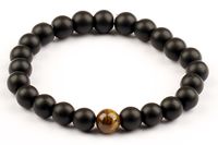 Siyah Mat Oniks Doğal Taş Bileklik (SMK-33)