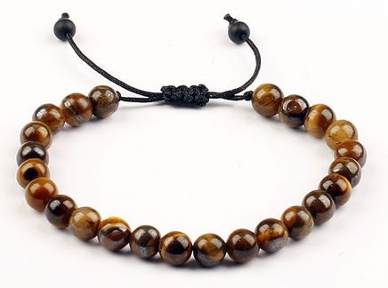 Kaplan Gözü Doğal Taş Bileklik (KG-40)