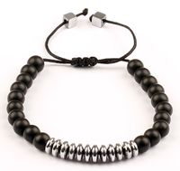 Siyah Mat Oniks Doğal Taş Bileklik (SSH-22)