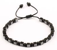 Ufak Küp Hematit Doğal Taş Bileklik (UKH-45)