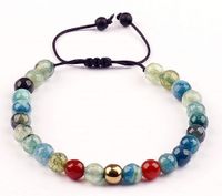 Yeşil Akik Doğal Taş Bileklik (YGA-47)