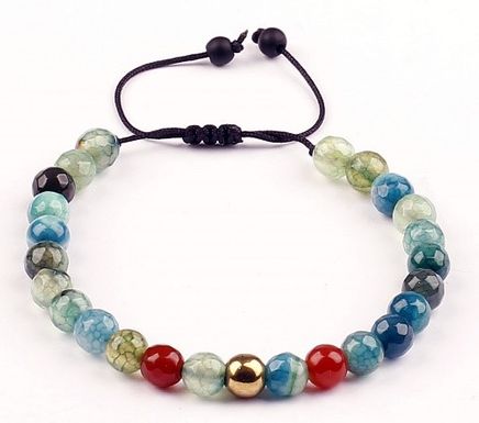 Yeşil Akik Doğal Taş Bileklik (YGA-47)