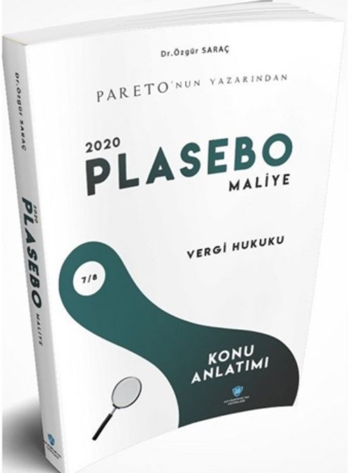 2020 KPSS A Plasebo Maliye Vergi Hukuku Konu Anlatımlı 