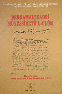 Bergamalı Kadri Müyessiretü'l-Ulum