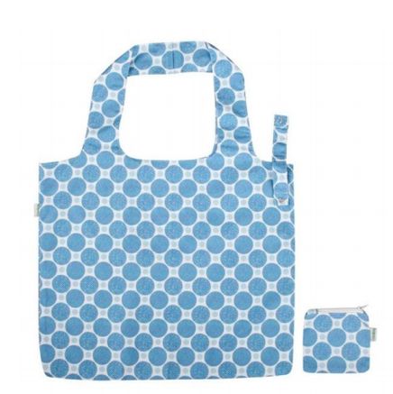 Askılı Bez Çanta - Mavi Puan (137)