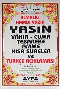 Yasin Vakıa-Cuma Tebareke Amme  Kısa Sureler ve Türkçe Açıklaması (Kod:006 Cep Boy)