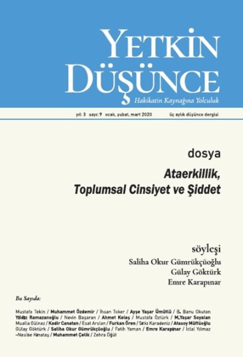 Yetkin Düşünce Sayı:9 Ocak-Şubat-Mart 2020