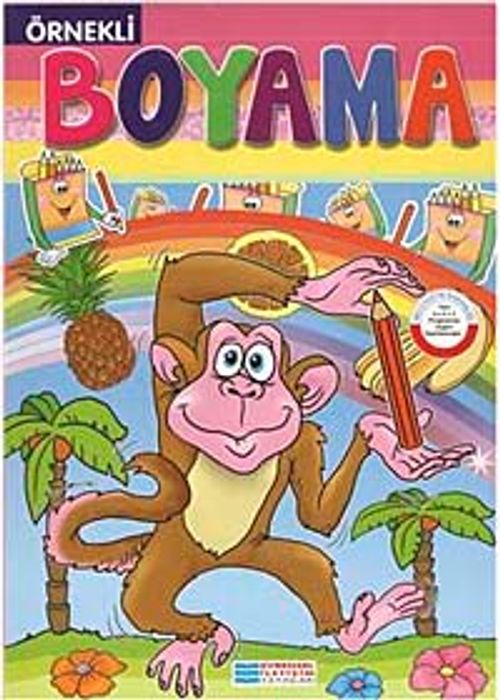 Örnekli Boyama Maymun