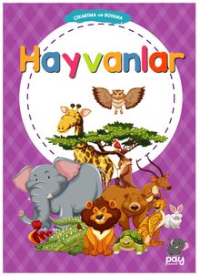 Çıkartma ve Boyama - Hayvanlar