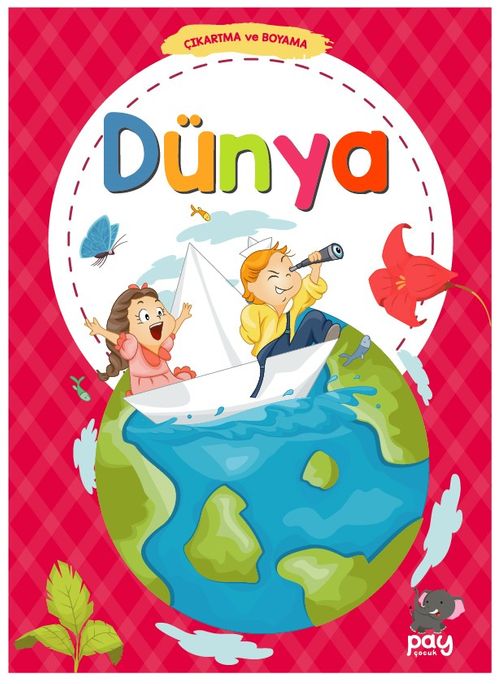 Çıkartma ve Boyama - Dünya