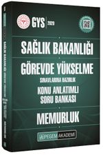 2020 Sağlık Bakanlığı Görevde Yükselme Sınavlarına Hazırlık Konu Anlatımlı Soru Bankası Memurluk