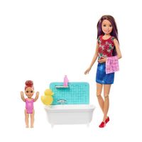 Barbie Bebek Bakıcılığı Oyun Seti (Fhy97)