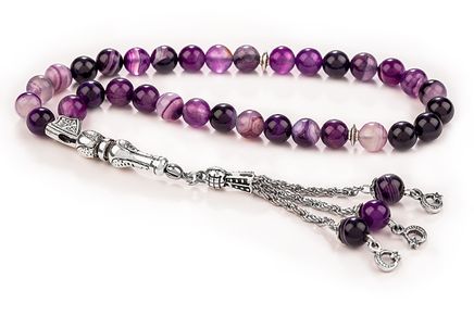 Doğaltaş Akik - Ametis Renkli (DT10)